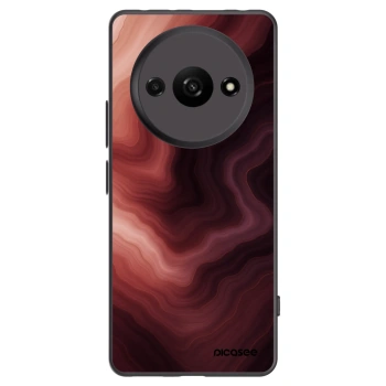 Picasee Xiaomi Redmi A3 Hülle - Schwarzes Silikon - Rouge