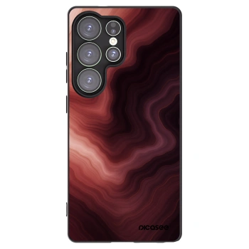 Picasee Samsung Galaxy S25 Ultra 5G Hülle - Schwarzes Silikon - Rouge