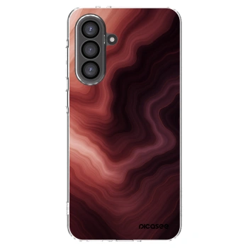 Picasee Samsung Galaxy A36 5G Hülle - Transparentes Silikon - Rouge