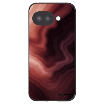 Picasee Google Pixel 9a Hülle - Schwarzes Silikon - Rouge