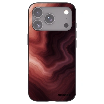 Picasee Apple iPhone 17 Pro Hülle - Schwarzes Silikon - Rouge
