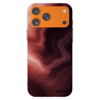 Picasee Apple iPhone 17 Pro Max Hülle - Transparentes Silikon - Rouge