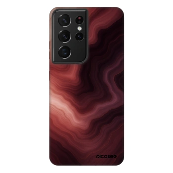 Picasee Fashion Case für Samsung Galaxy S21 Ultra 5G G998B - Rouge