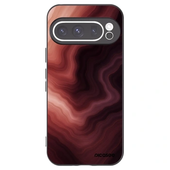Picasee Google Pixel 9 Pro XL Hülle - Schwarzes Silikon - Rouge