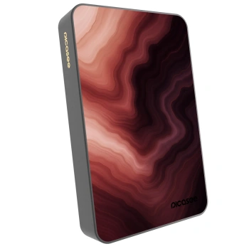 Picasee Powerbank mit MagSafe 10 000 mAh Grau - Rouge