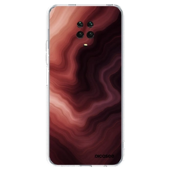 Picasee Xiaomi Redmi Note 9 Pro Hülle - Transparentes Silikon - Rouge