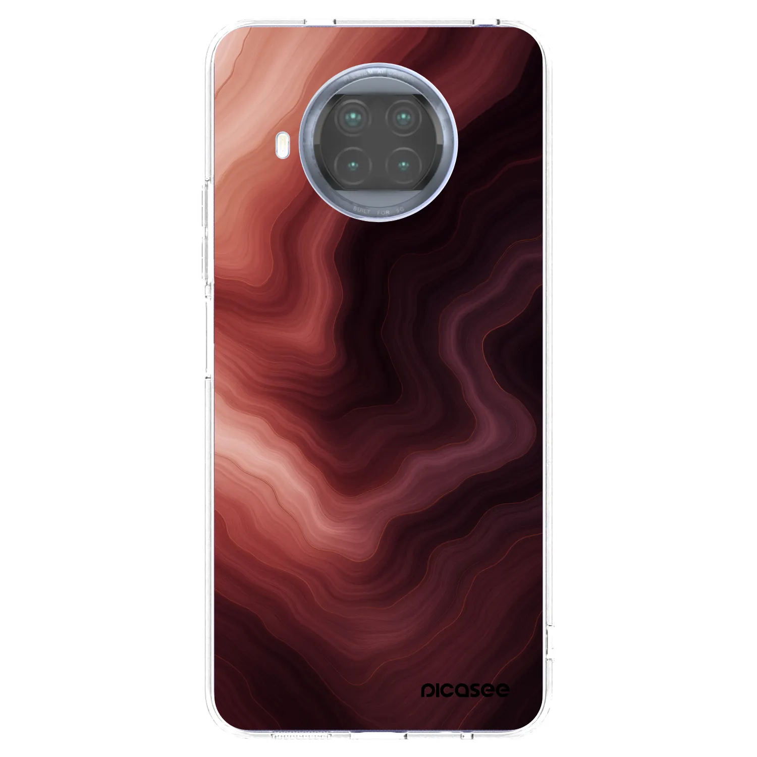 Picasee Xiaomi Mi 10T Lite Hülle - Transparentes Silikon - Rouge