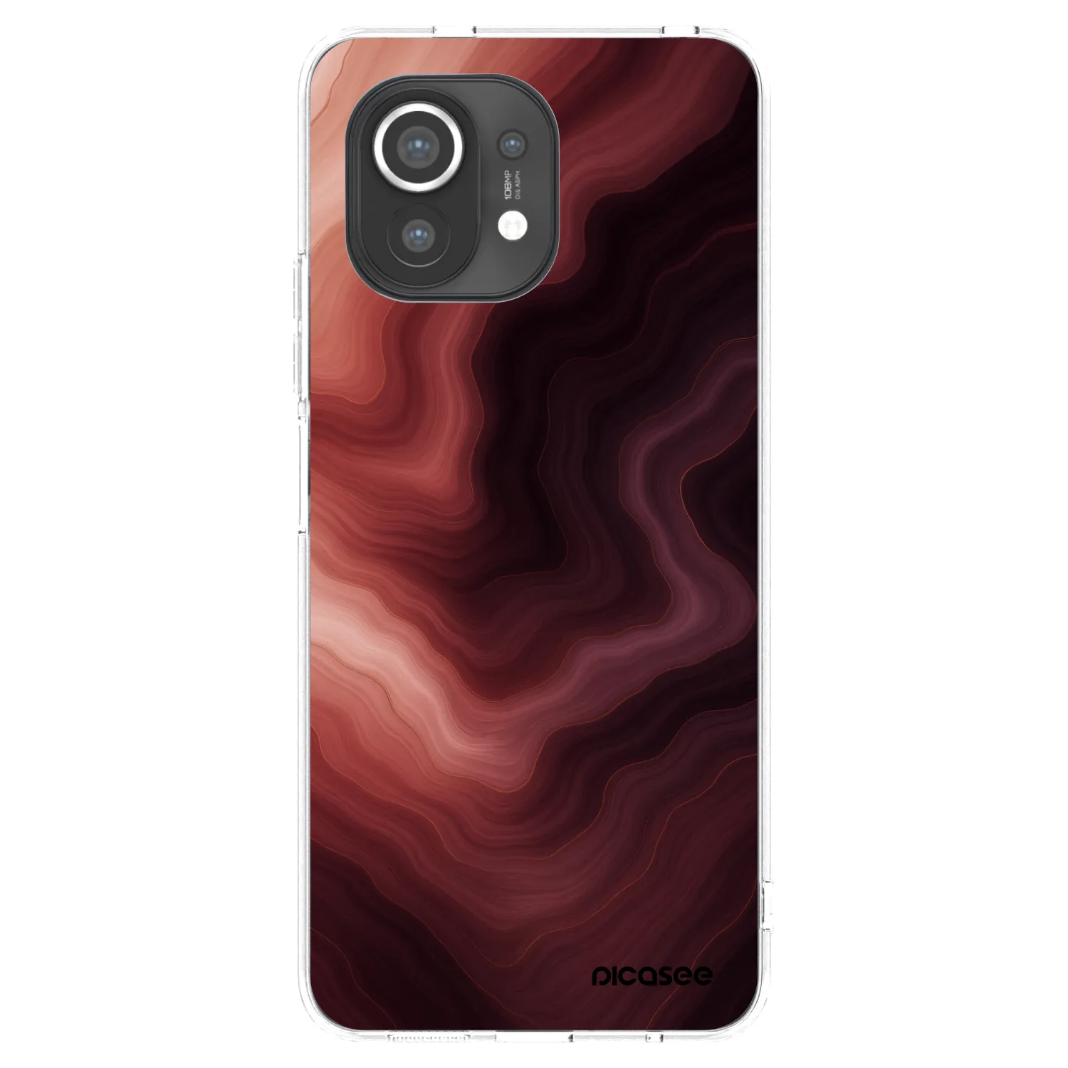 Picasee Xiaomi Mi 11 Hülle - Transparentes Silikon - Rouge