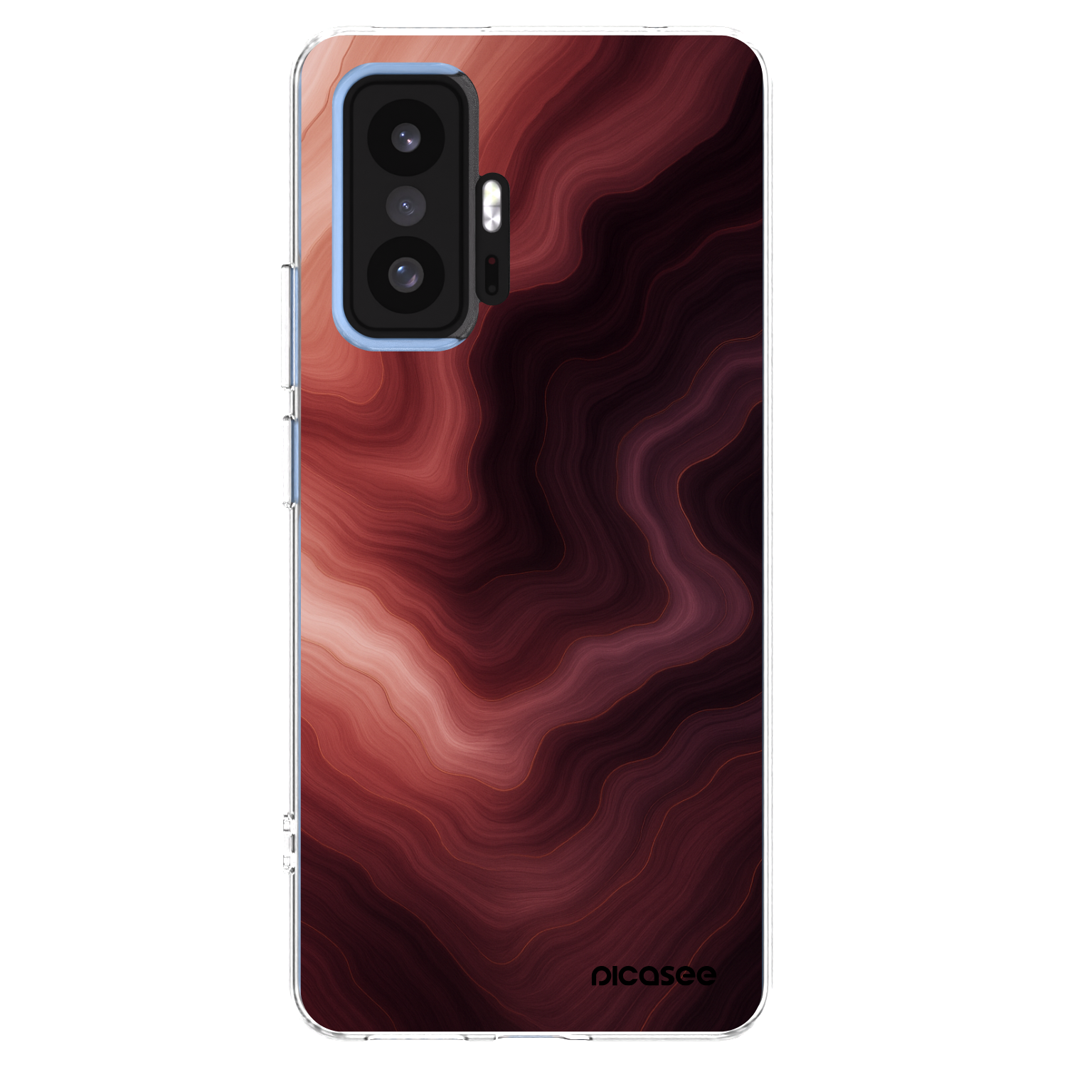Picasee Xiaomi 11T Hülle - Transparentes Silikon - Rouge