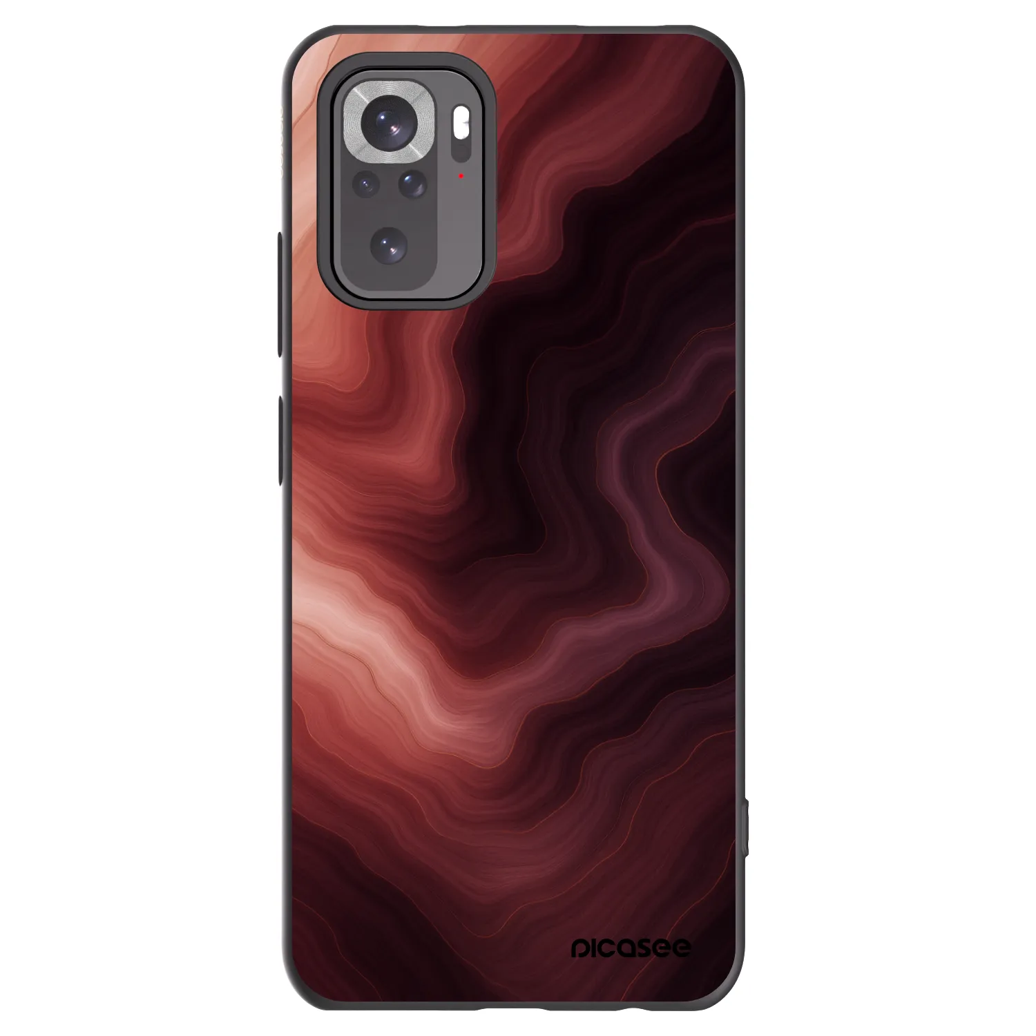 Picasee Xiaomi Redmi Note 11S 4G Hülle - Schwarzes Silikon - Rouge