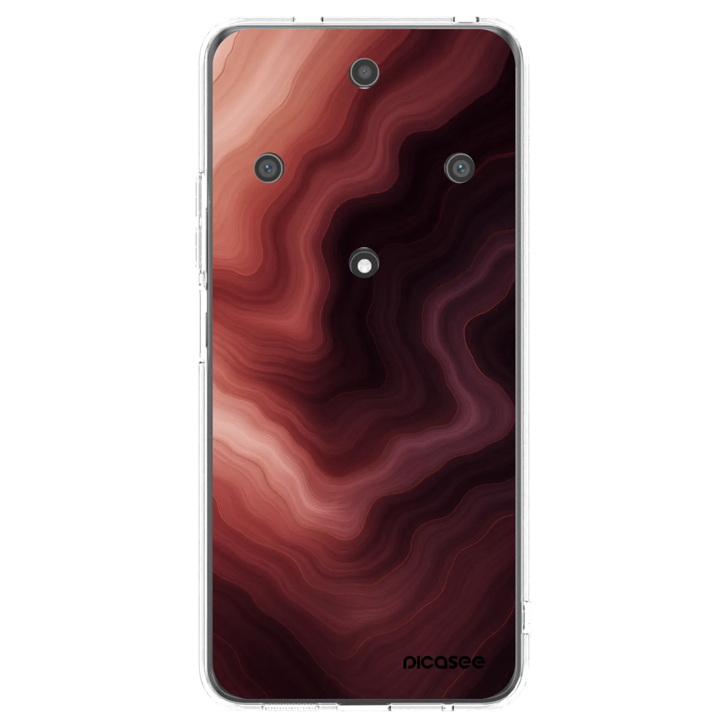 Picasee Honor Magic5 Lite 5G Hülle - Transparentes Silikon - Rouge