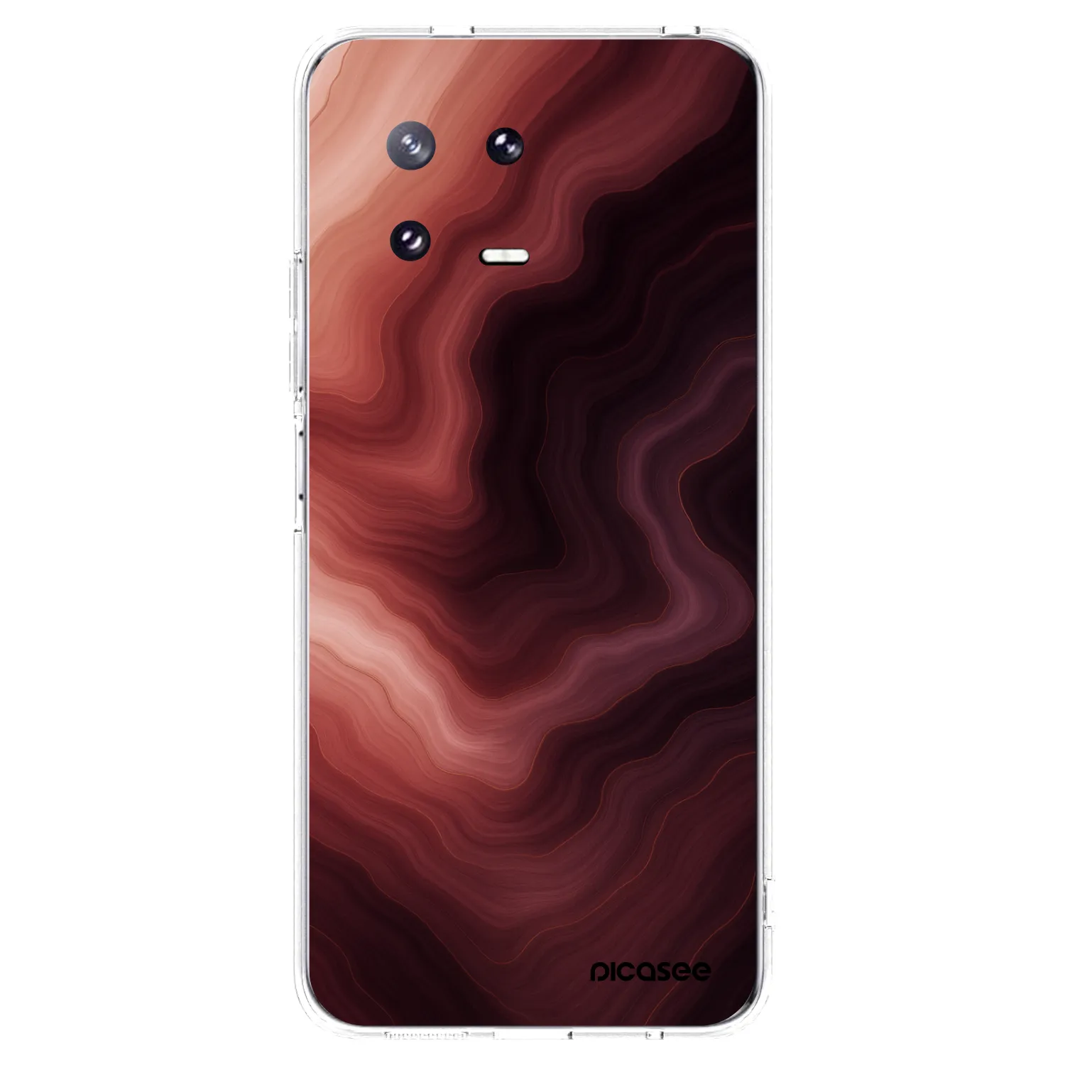 Picasee Xiaomi 13 Pro Hülle - Transparentes Silikon - Rouge