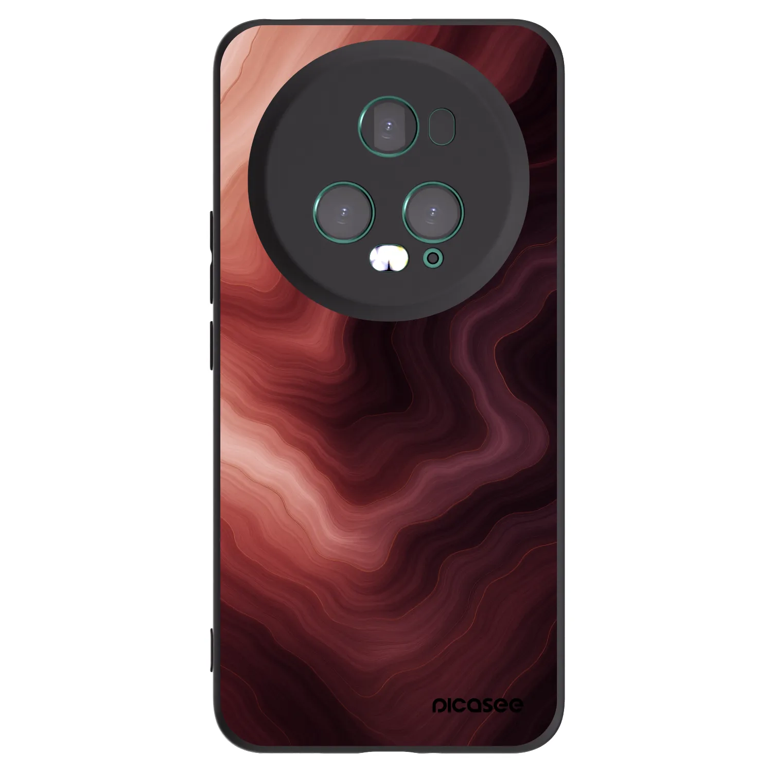 Picasee Honor Magic5 Pro Hülle - Schwarzes Silikon - Rouge