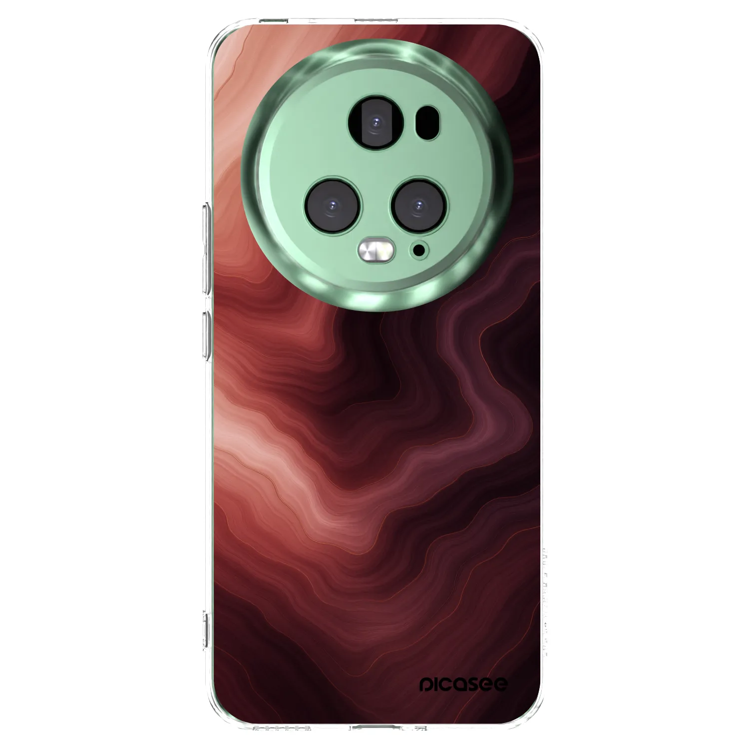 Picasee Honor Magic5 Pro Hülle - Transparentes Silikon - Rouge