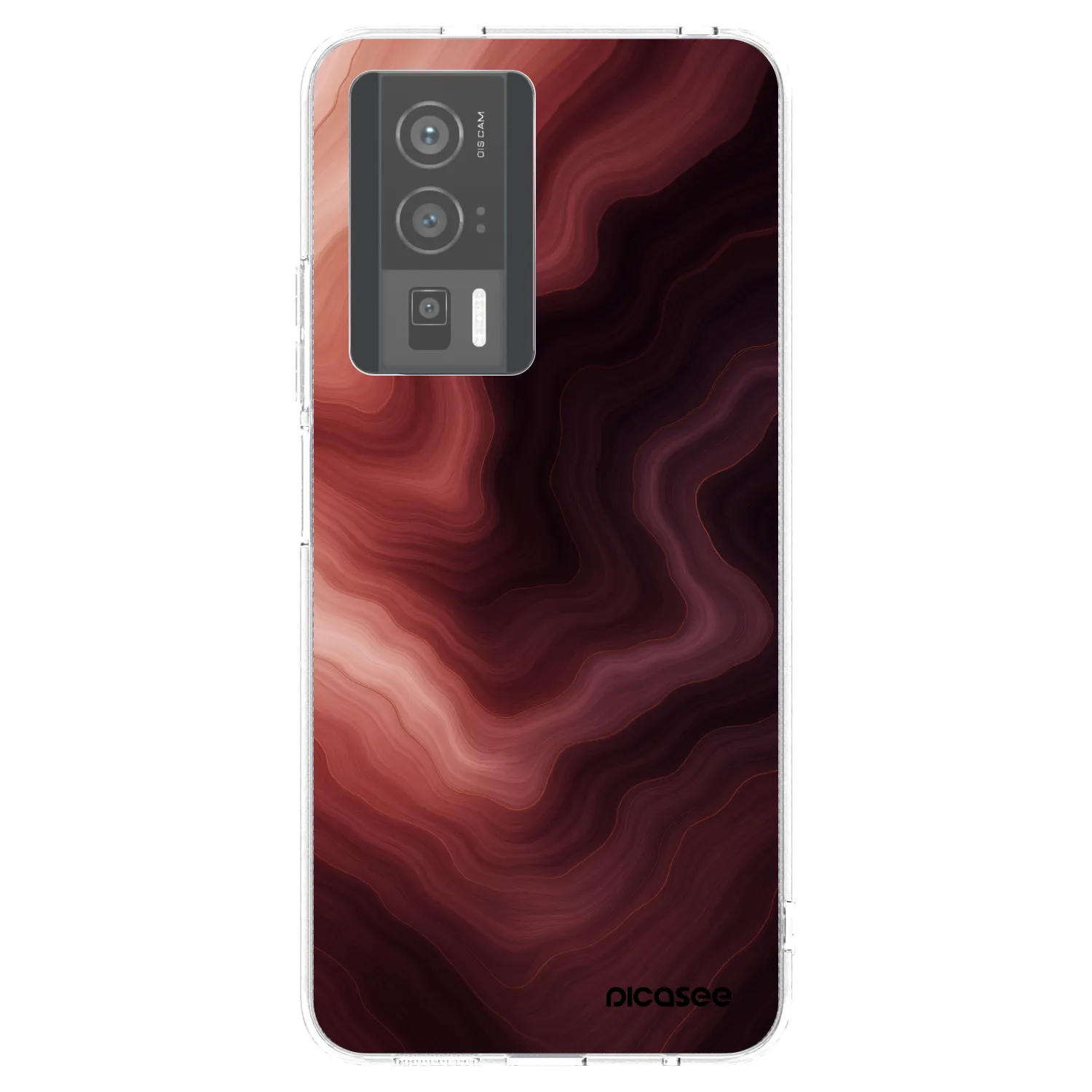 Picasee Xiaomi Poco F5 Pro 5G Hülle - Transparentes Silikon - Rouge