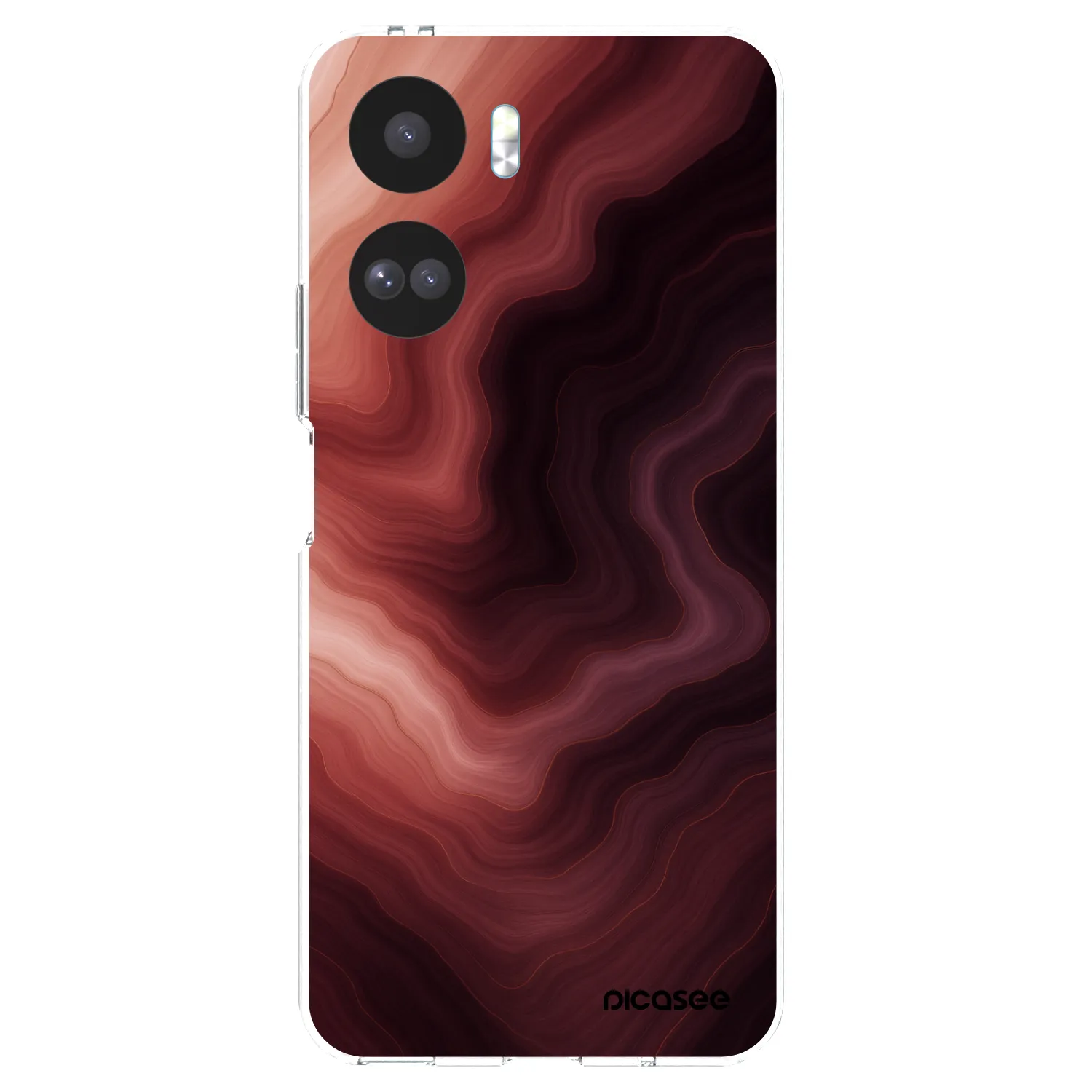 Picasee Honor 90 Lite 5G Hülle - Transparentes Silikon - Rouge
