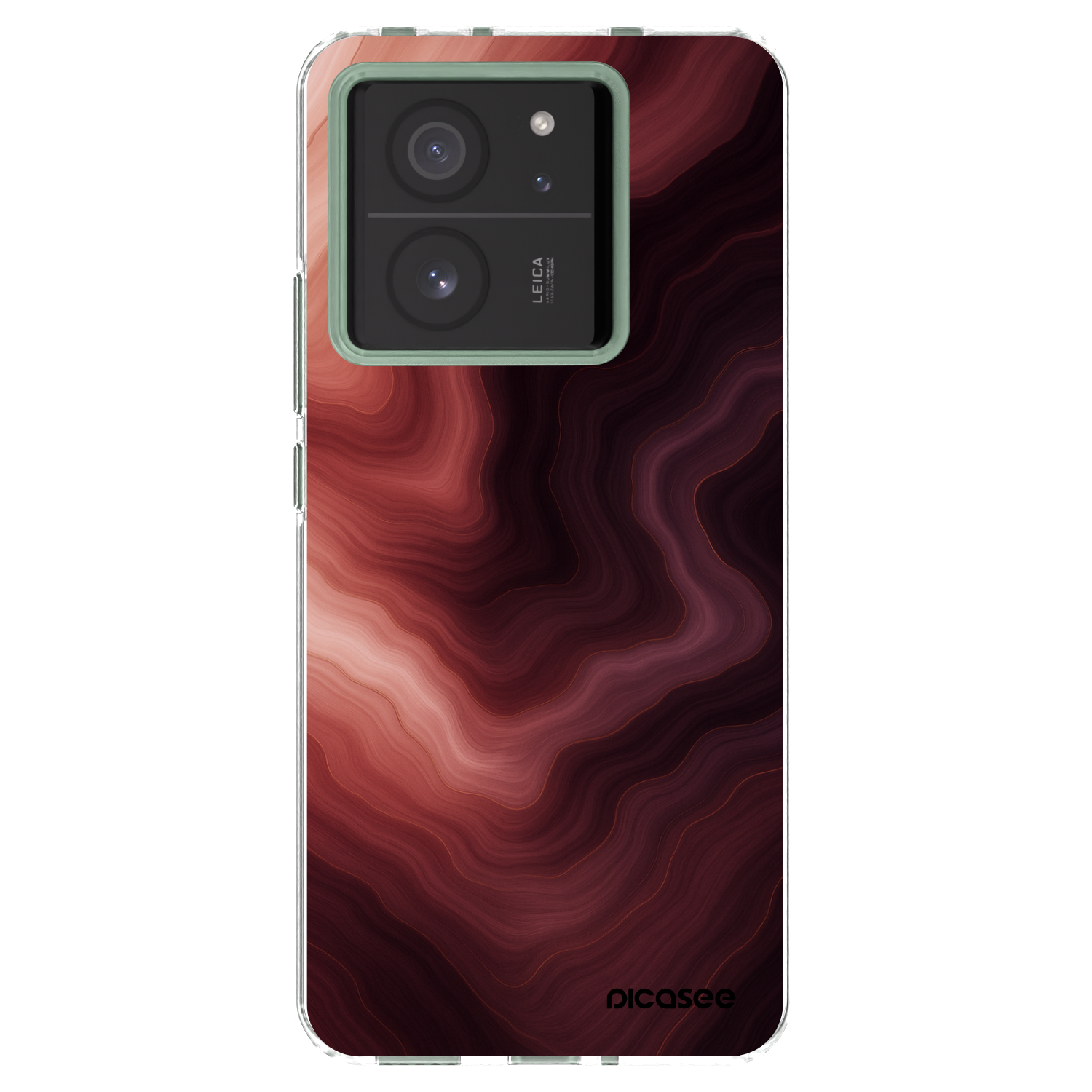 Picasee Xiaomi 13T Pro Hülle - Transparentes Silikon - Rouge