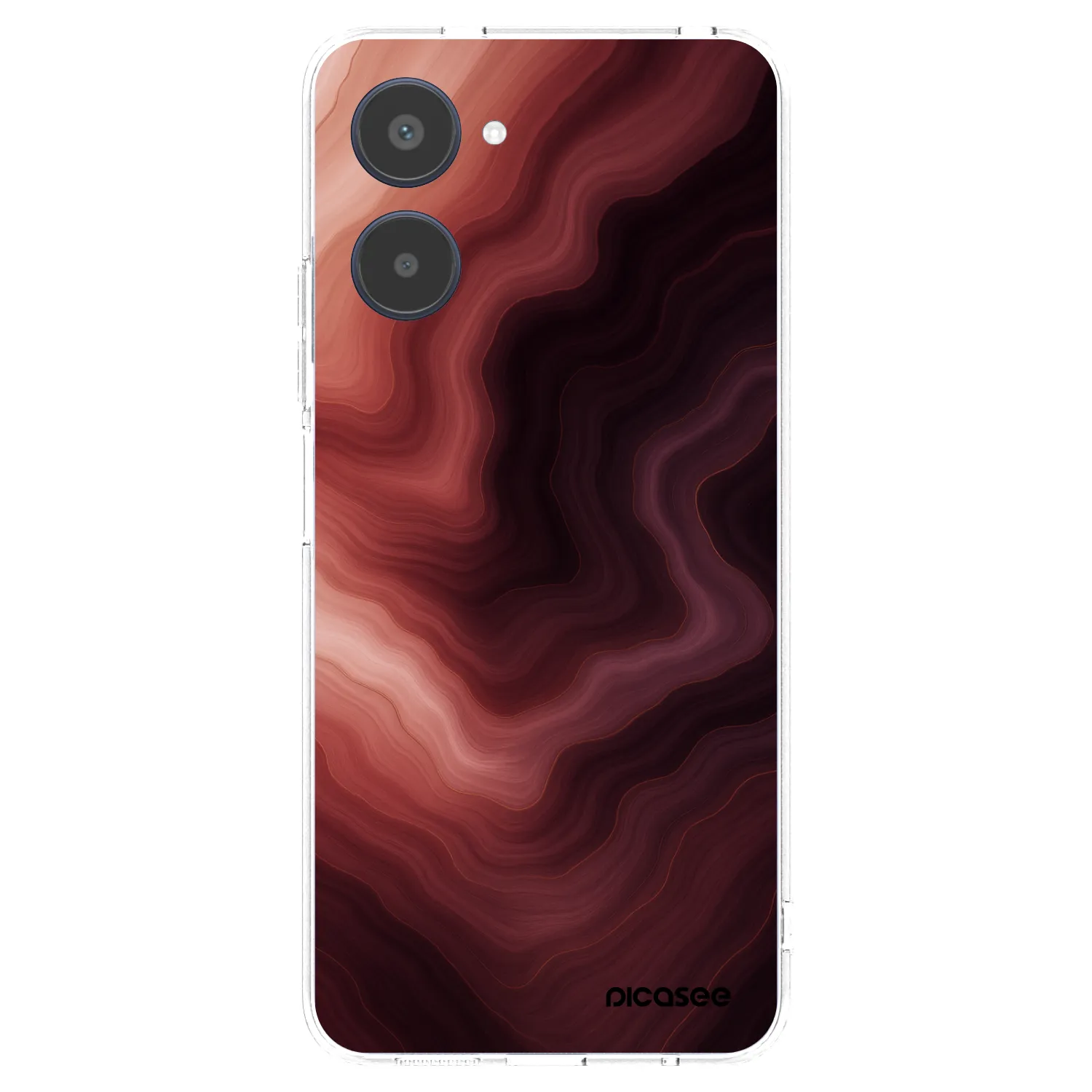 Picasee Realme 10 4G Hülle - Transparentes Silikon - Rouge