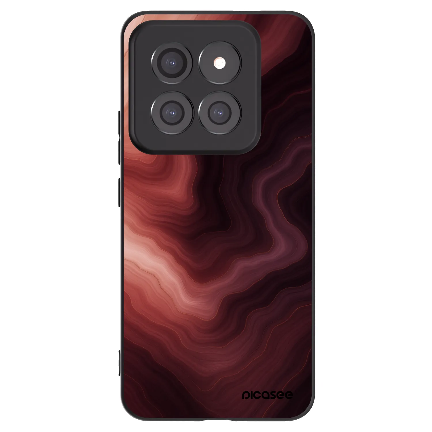 Picasee Xiaomi 14 Pro Hülle - Schwarzes Silikon - Rouge