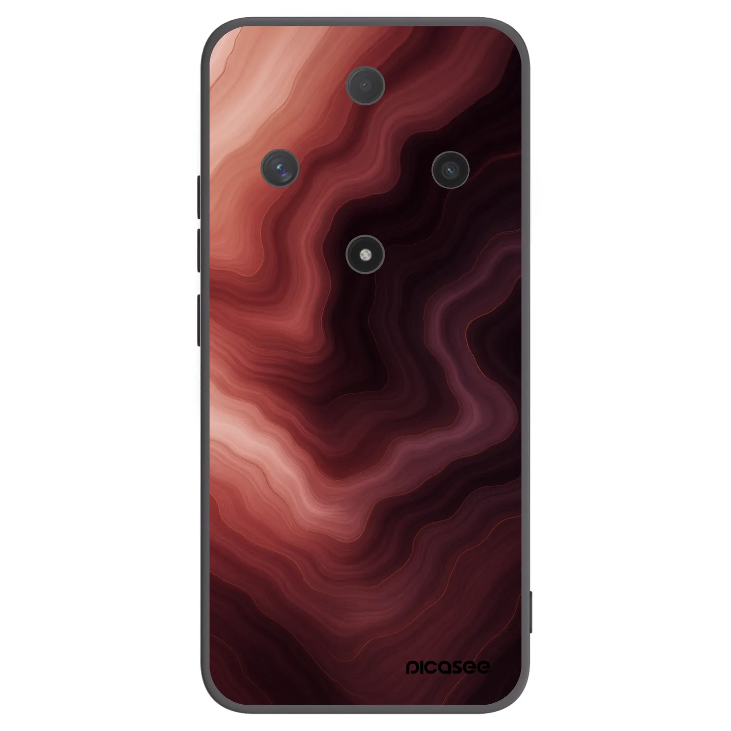 Picasee Honor Magic6 Lite 5G Hülle - Schwarzes Silikon - Rouge