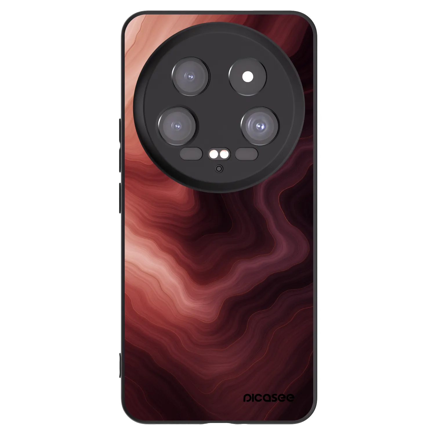 Picasee Xiaomi 14 Ultra Hülle - Schwarzes Silikon - Rouge