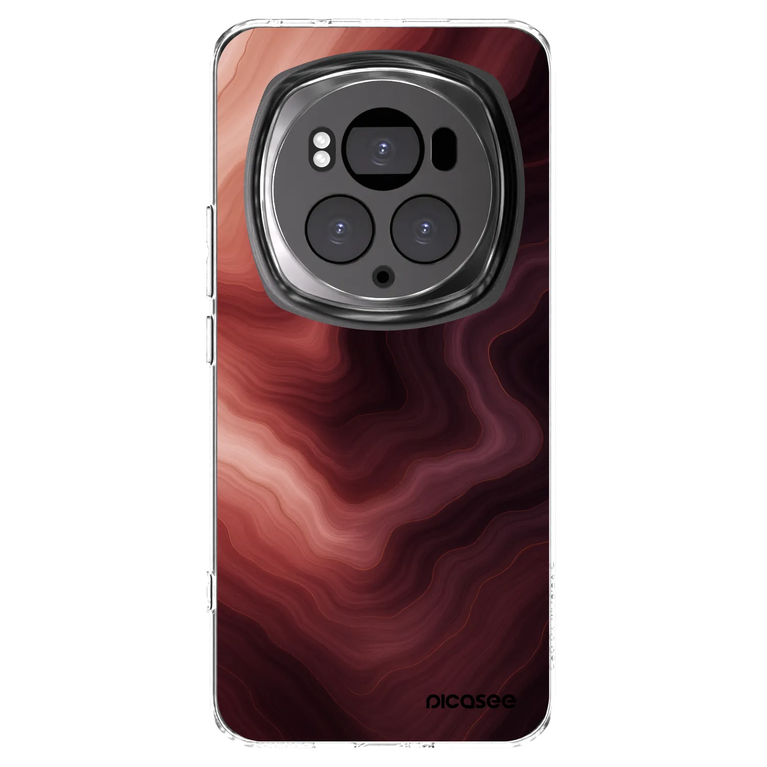 Picasee Honor Magic6 Pro Hülle - Transparentes Silikon - Rouge