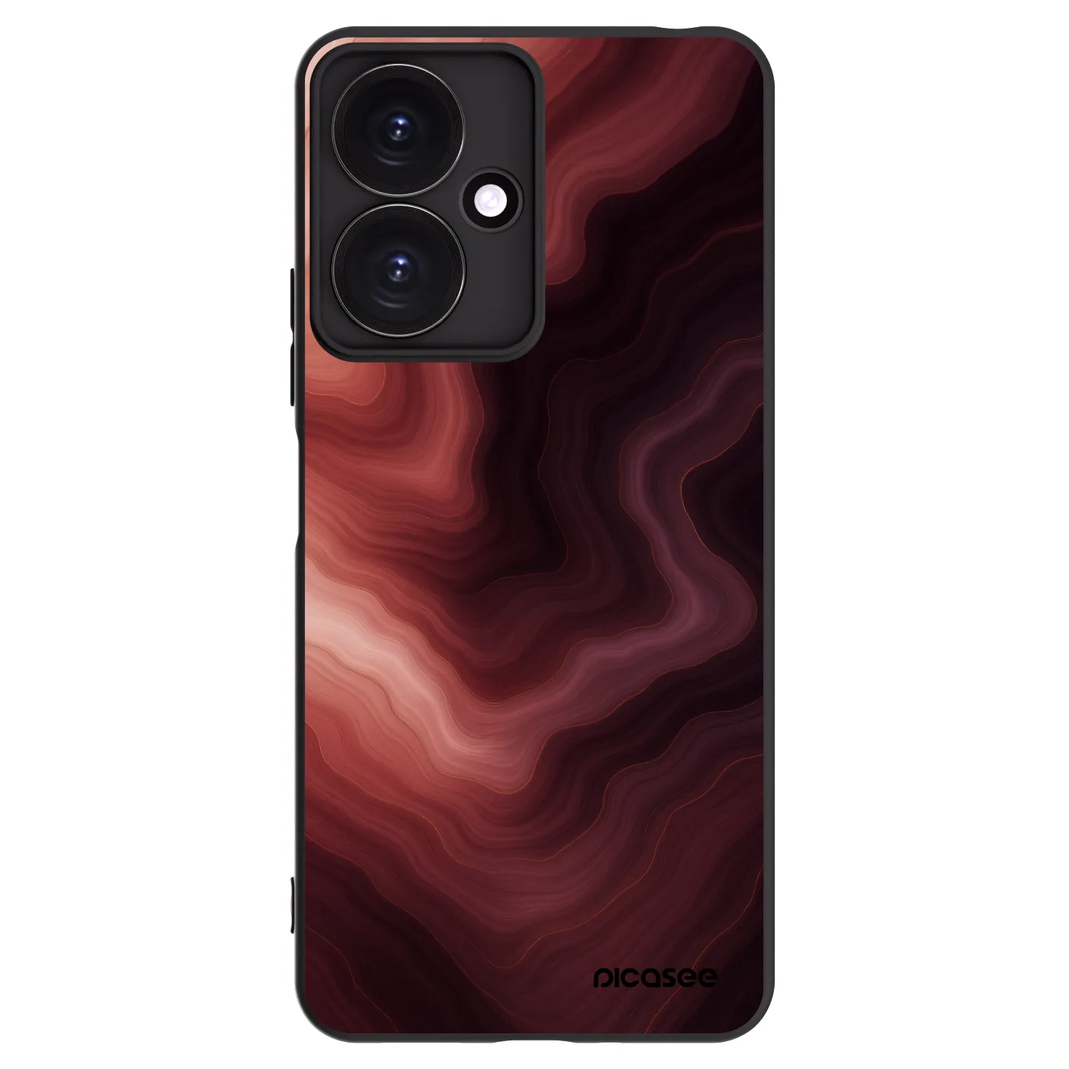 Picasee Xiaomi Redmi 13C 5G Hülle - Schwarzes Silikon - Rouge