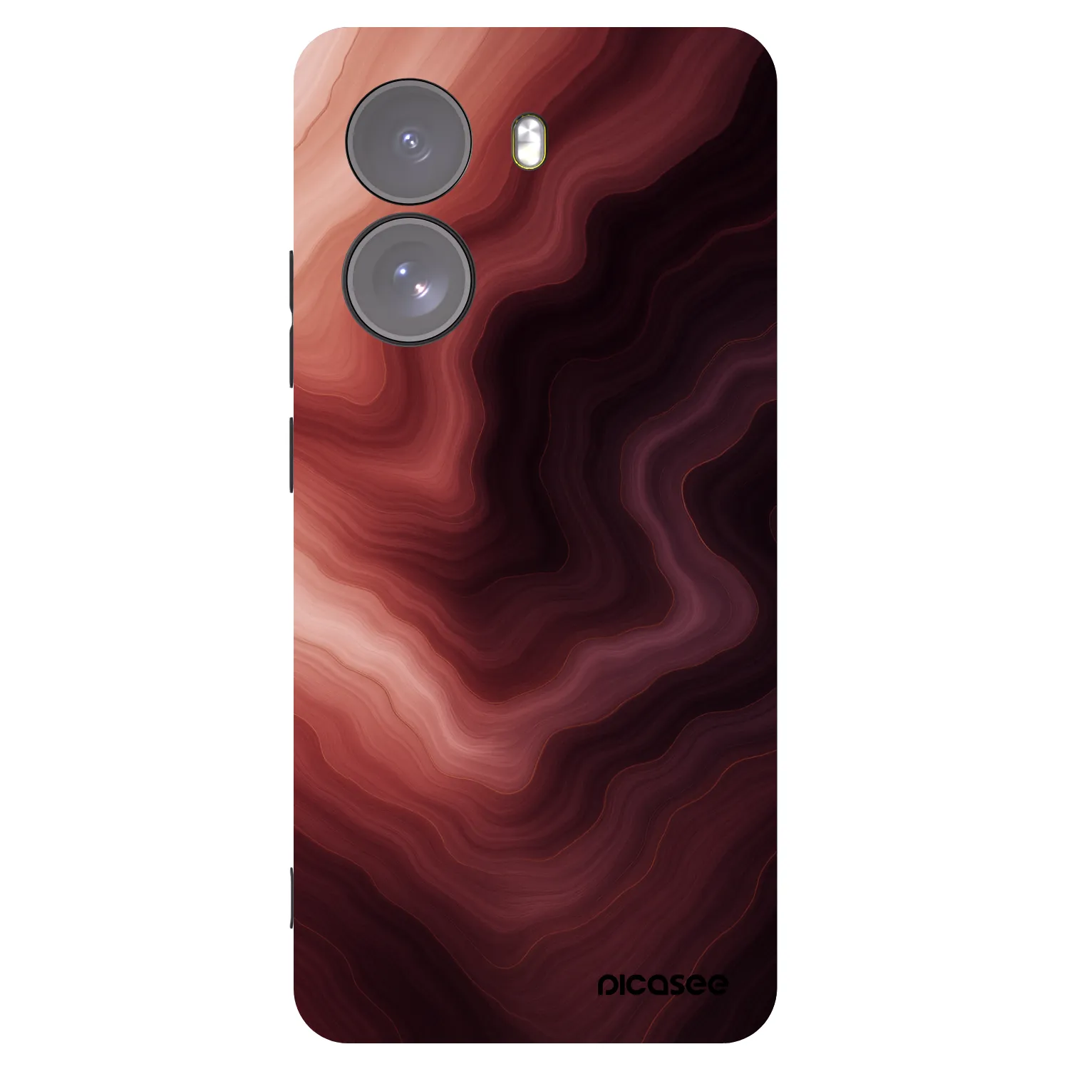 Picasee Xiaomi Poco X7 Hülle - Schwarzes Silikon - Rouge