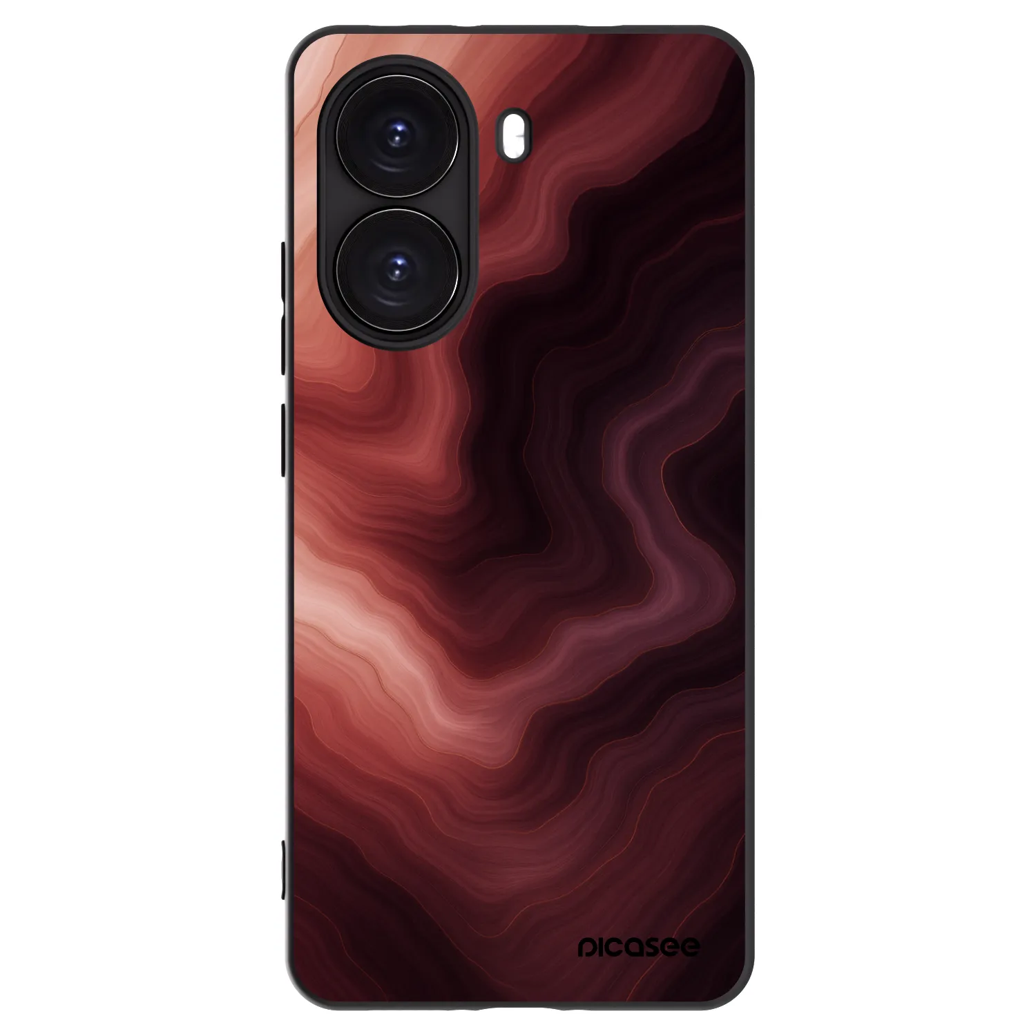 Picasee Xiaomi Poco X7 Pro 5G Hülle - Schwarzes Silikon - Rouge