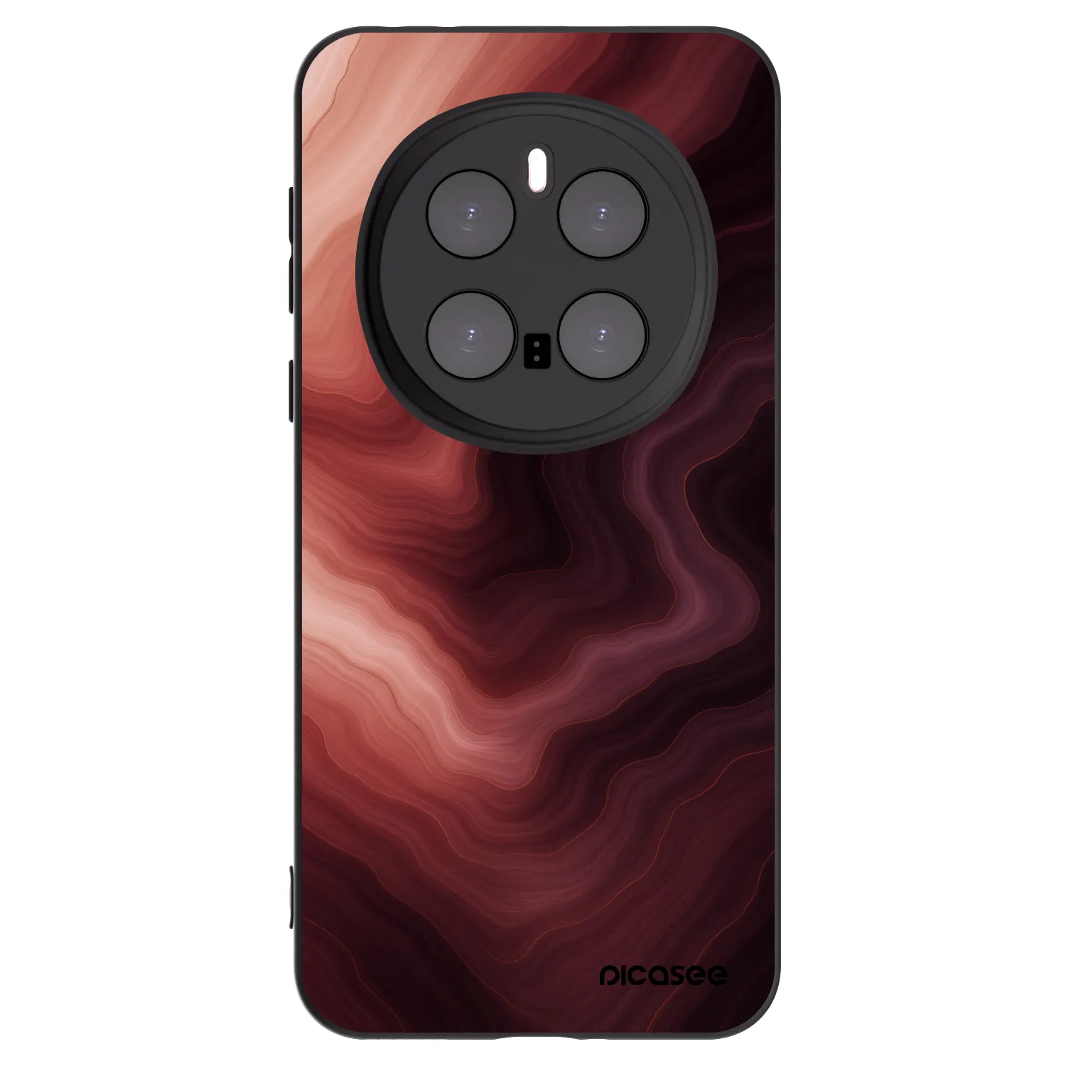 Picasee Honor Magic7 Pro 5G Hülle - Schwarzes Silikon - Rouge