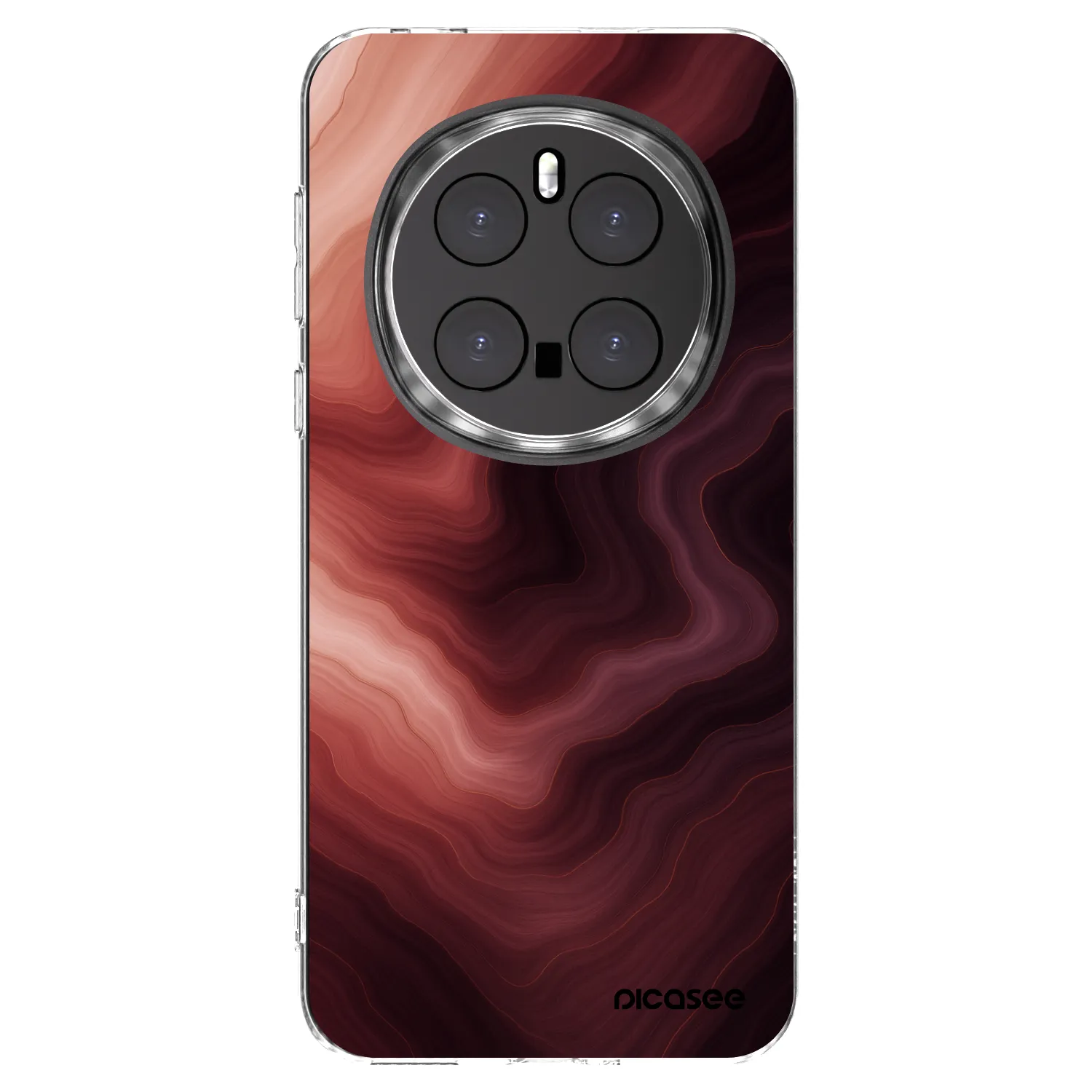 Picasee Honor Magic7 Pro 5G Hülle - Transparentes Silikon - Rouge
