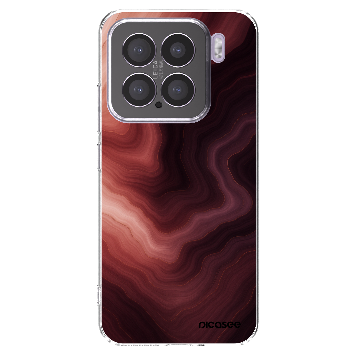 Picasee Xiaomi 15 Hülle - Transparentes Silikon - Rouge