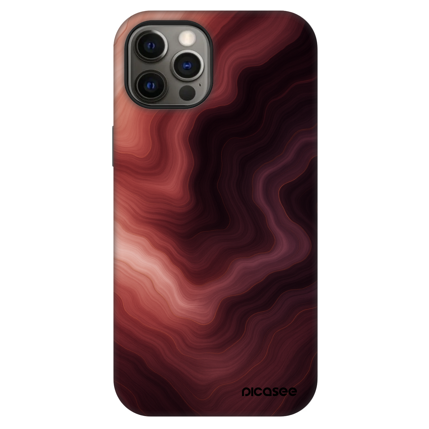 Picasee Fashion Case MagSafe für Apple iPhone 12 - Rouge