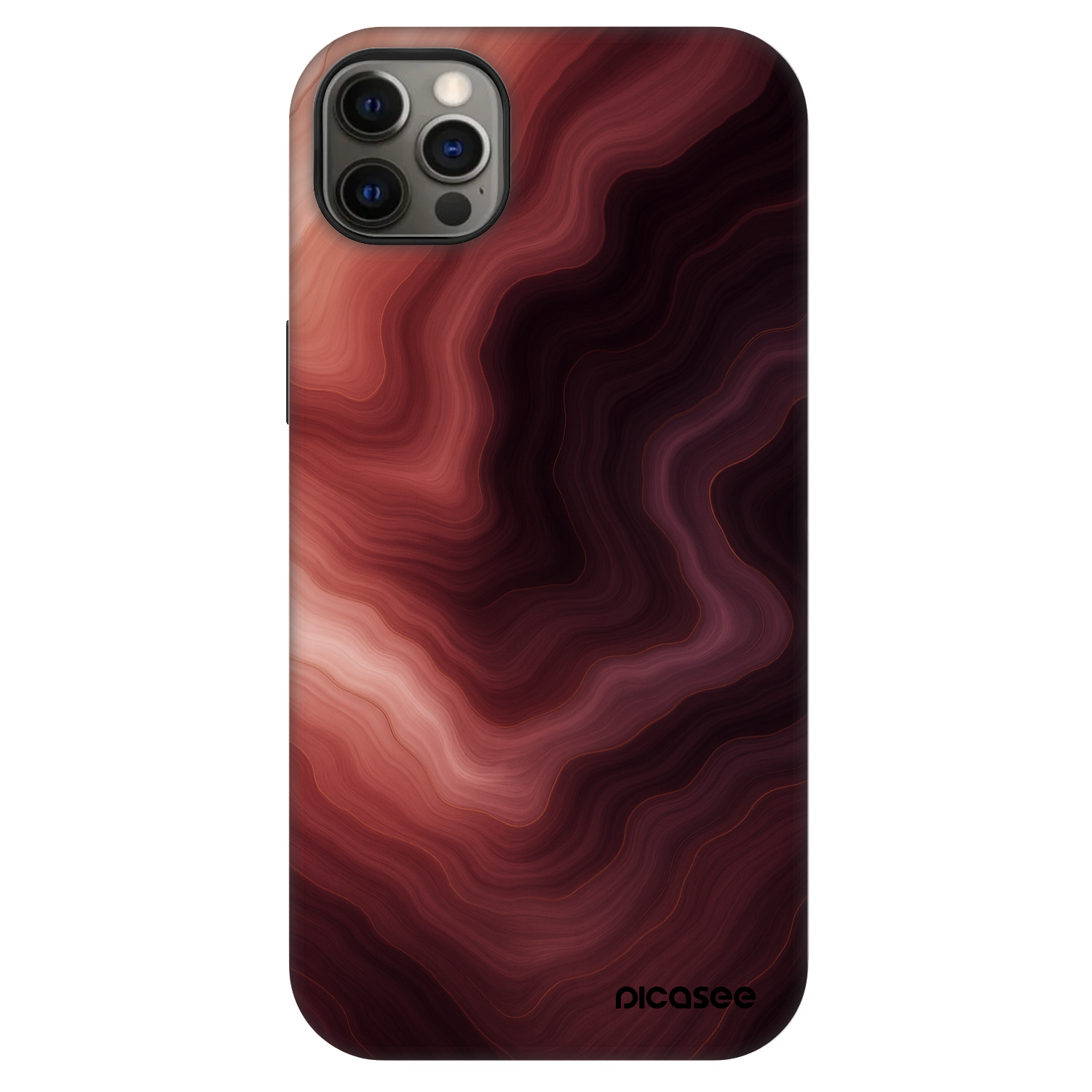 Picasee Fashion Case MagSafe für Apple iPhone 12 Pro Max - Rouge