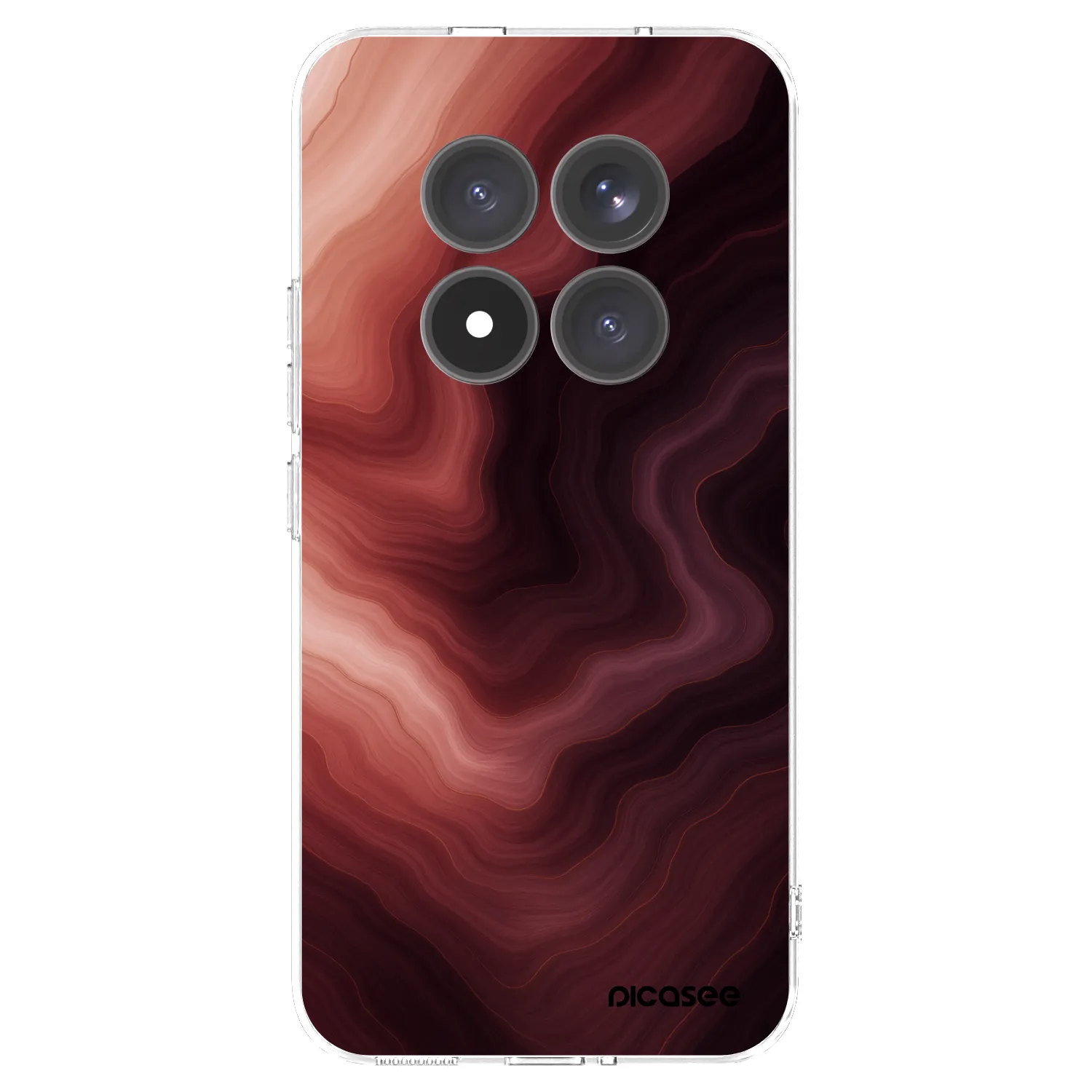 Picasee Xiaomi Redmi Note 15 Pro+ Hülle - Transparentes Silikon - Rouge