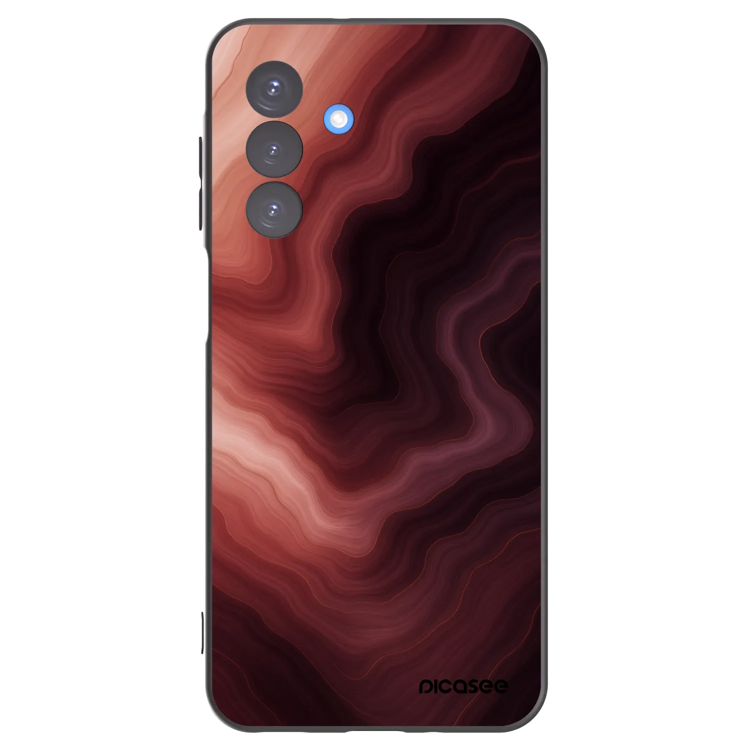 Picasee Samsung Galaxy A17 5G Hülle - Schwarzes Silikon - Rouge