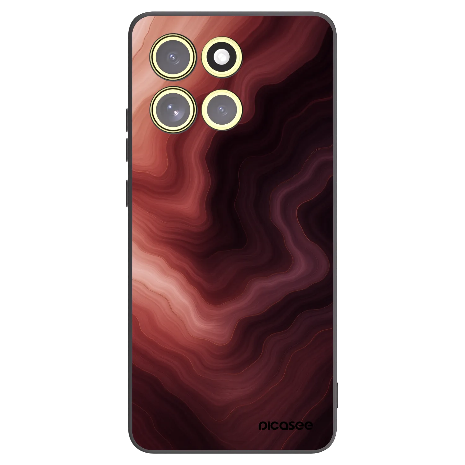 Picasee Motorola Moto G86 Power 5G Hülle - Schwarzes Silikon - Rouge
