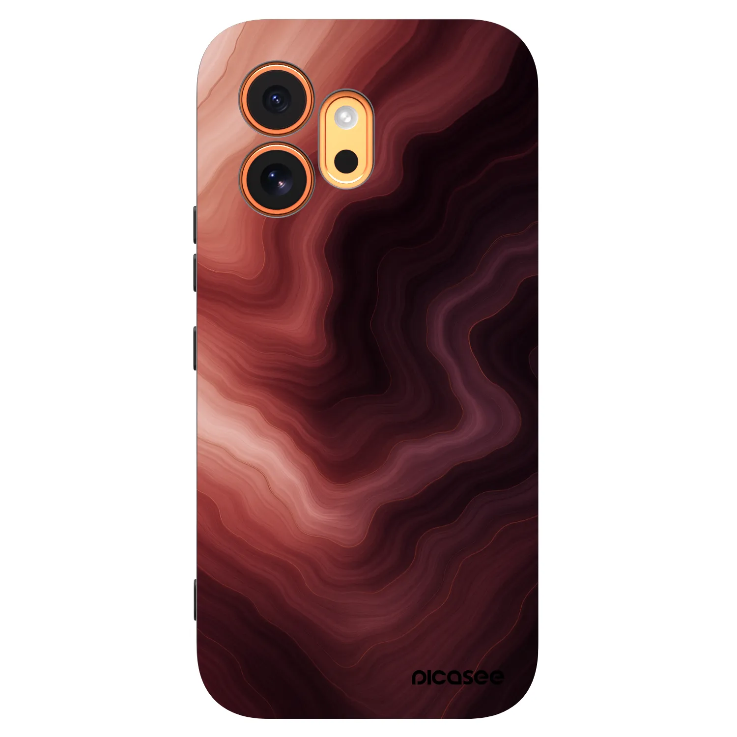 Picasee Honor 600 Hülle - Schwarzes Silikon - Rouge