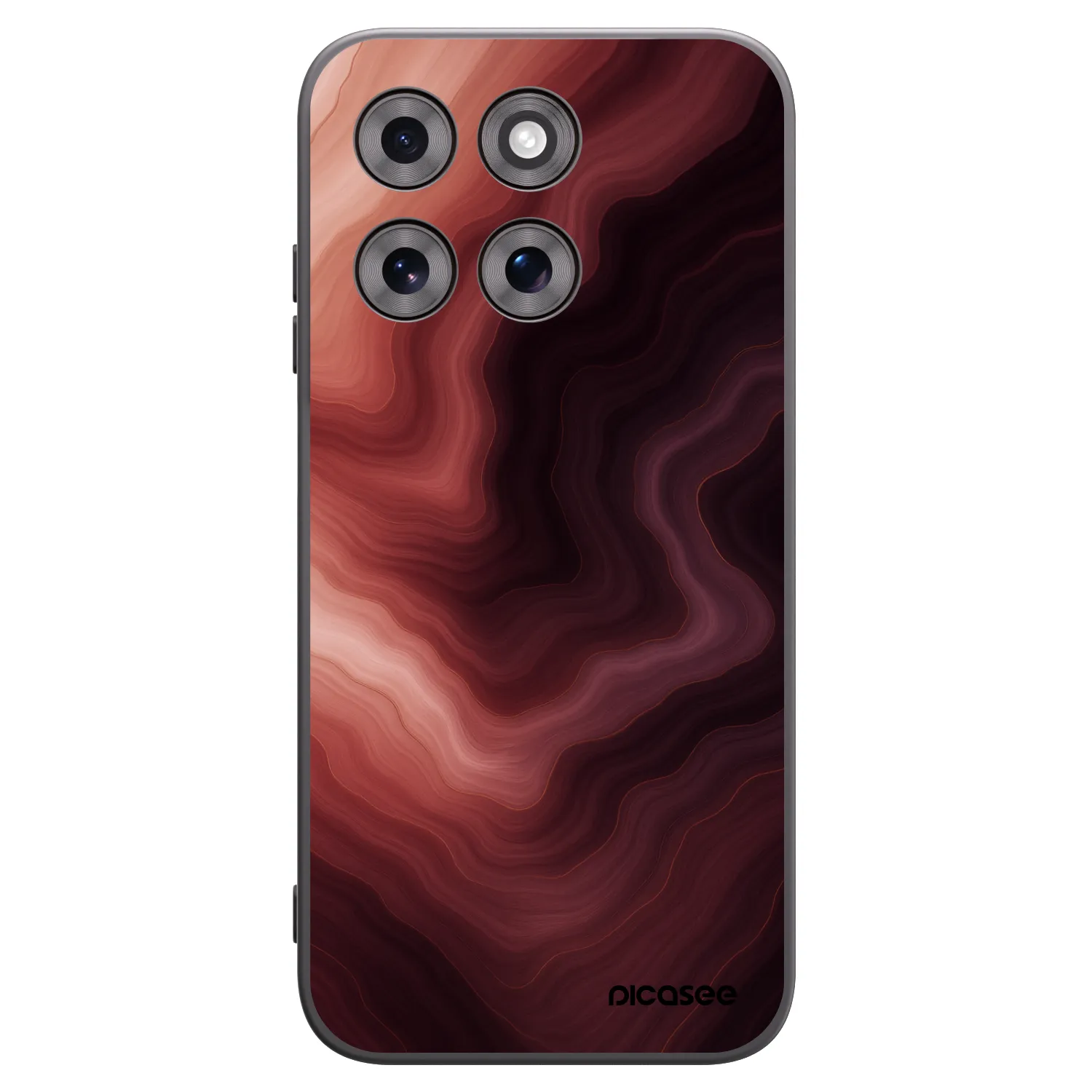 Picasee Motorola Moto G77 Hülle - Schwarzes Silikon - Rouge