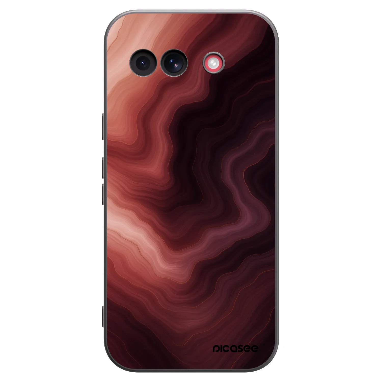 Picasee Google Pixel 10a Hülle - Schwarzes Silikon - Rouge