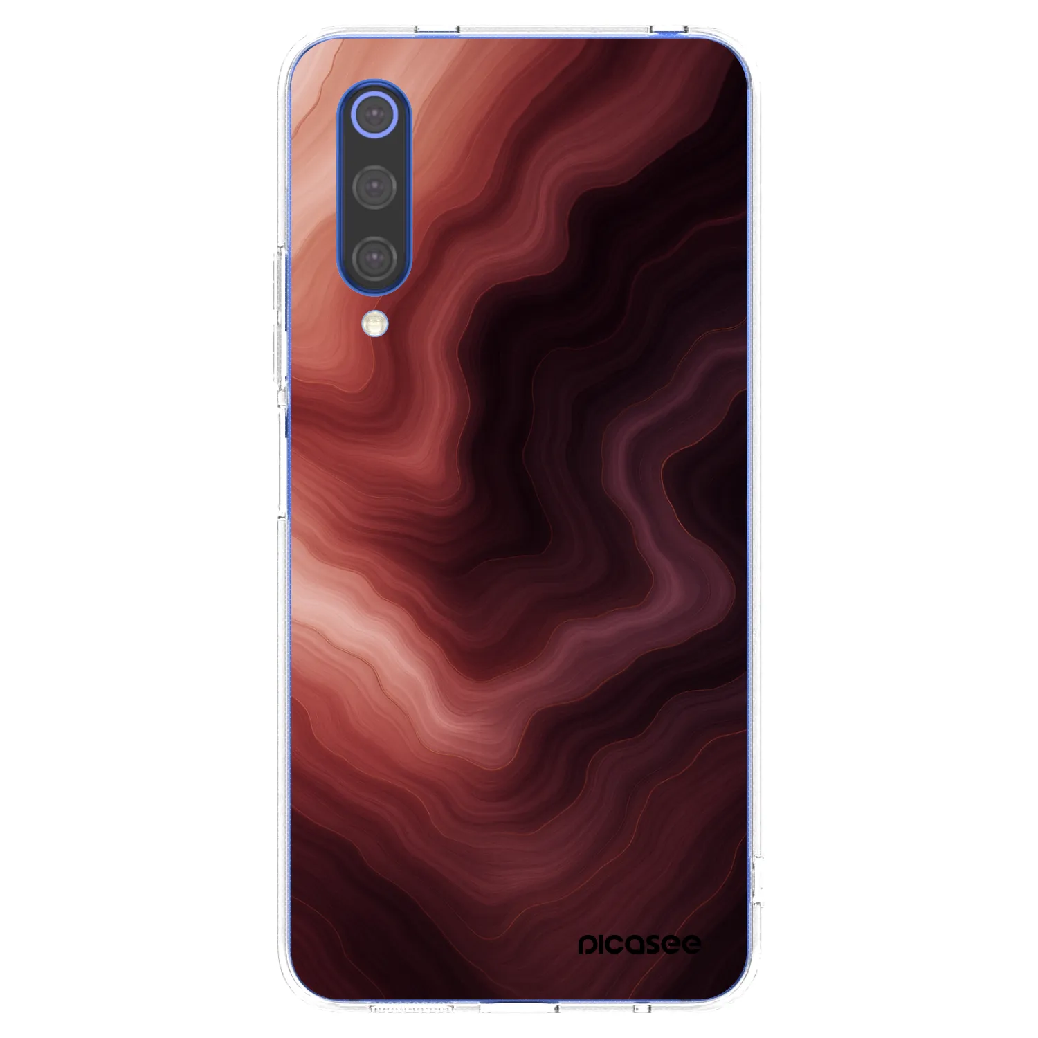 Picasee Xiaomi Mi 9 SE Hülle - Transparentes Silikon - Rouge