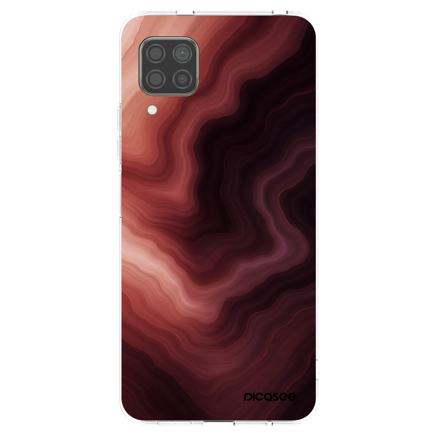 Picasee Huawei P40 Lite Hülle - Transparentes Silikon - Rouge