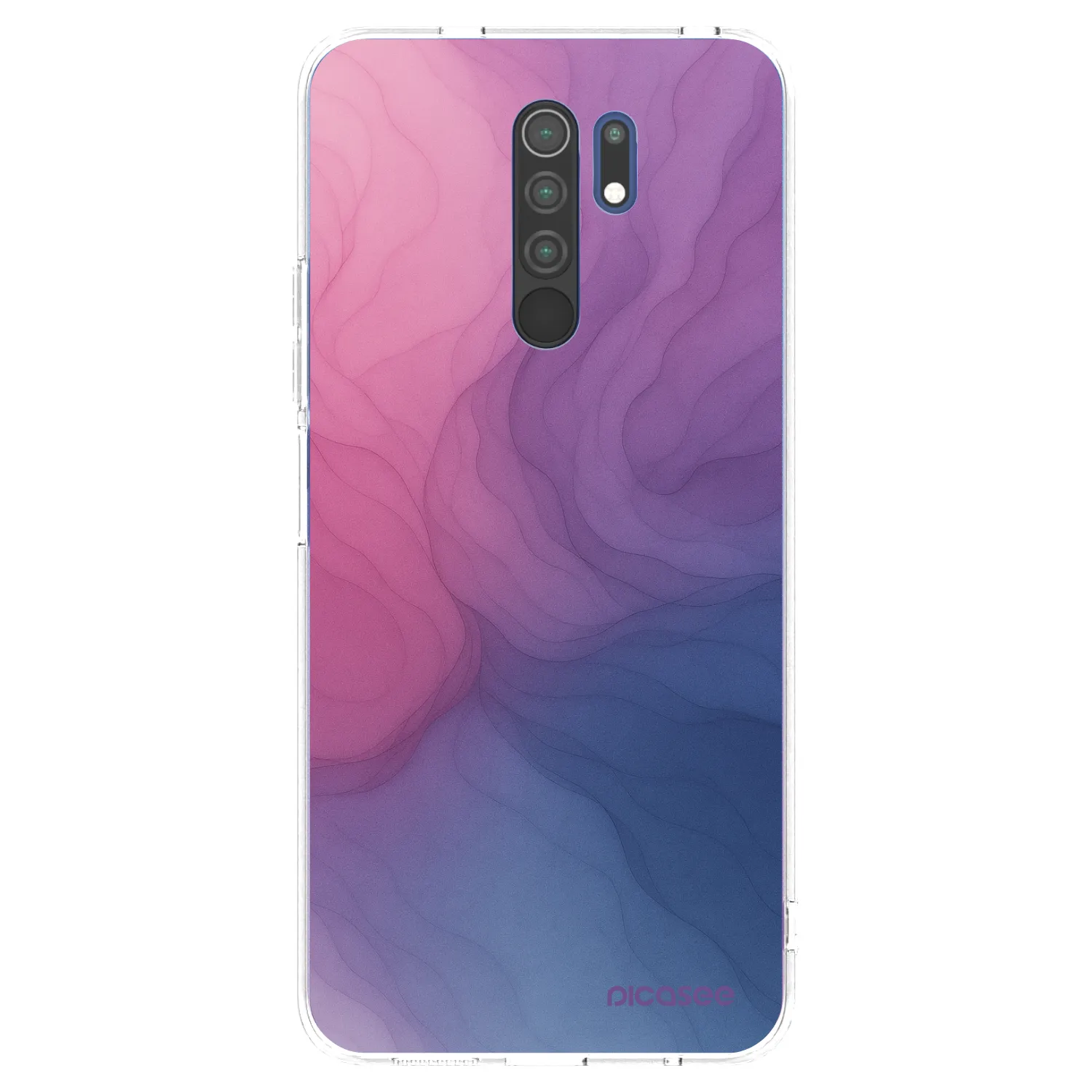 Picasee Xiaomi Redmi 9 Hülle - Transparentes Silikon - Silk