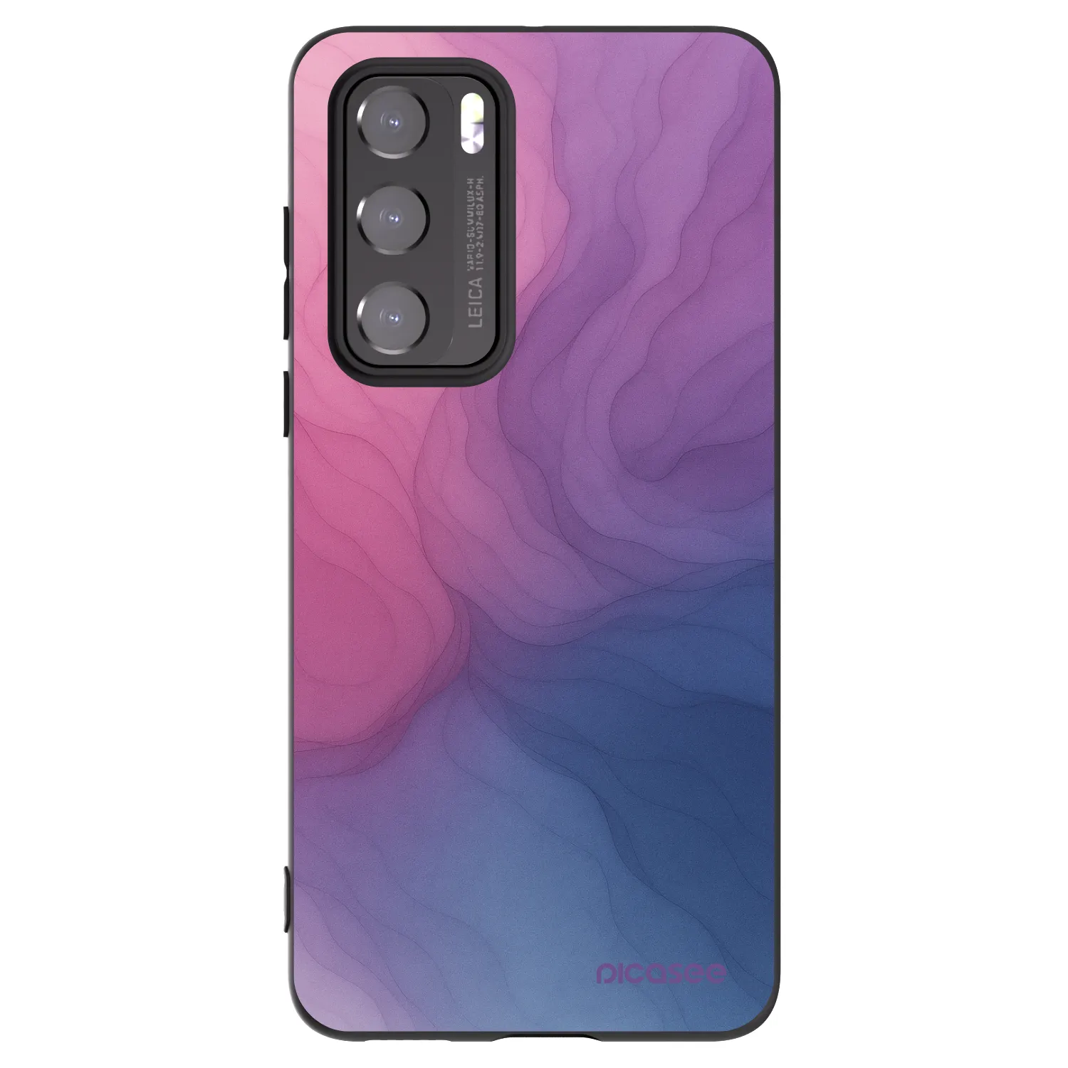 Picasee Huawei P40 Hülle - Schwarzes Silikon - Silk