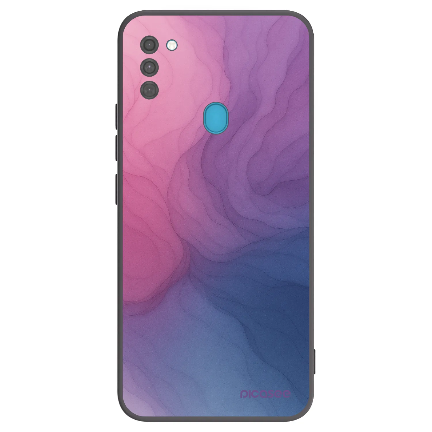 Picasee Samsung Galaxy M11 Hülle - Schwarzes Silikon - Silk
