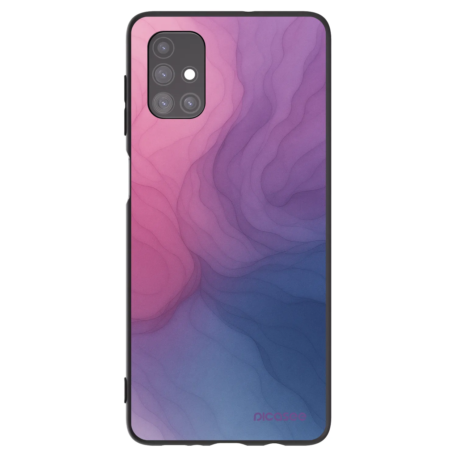 Picasee Samsung Galaxy M51 M515F Hülle - Schwarzes Silikon - Silk