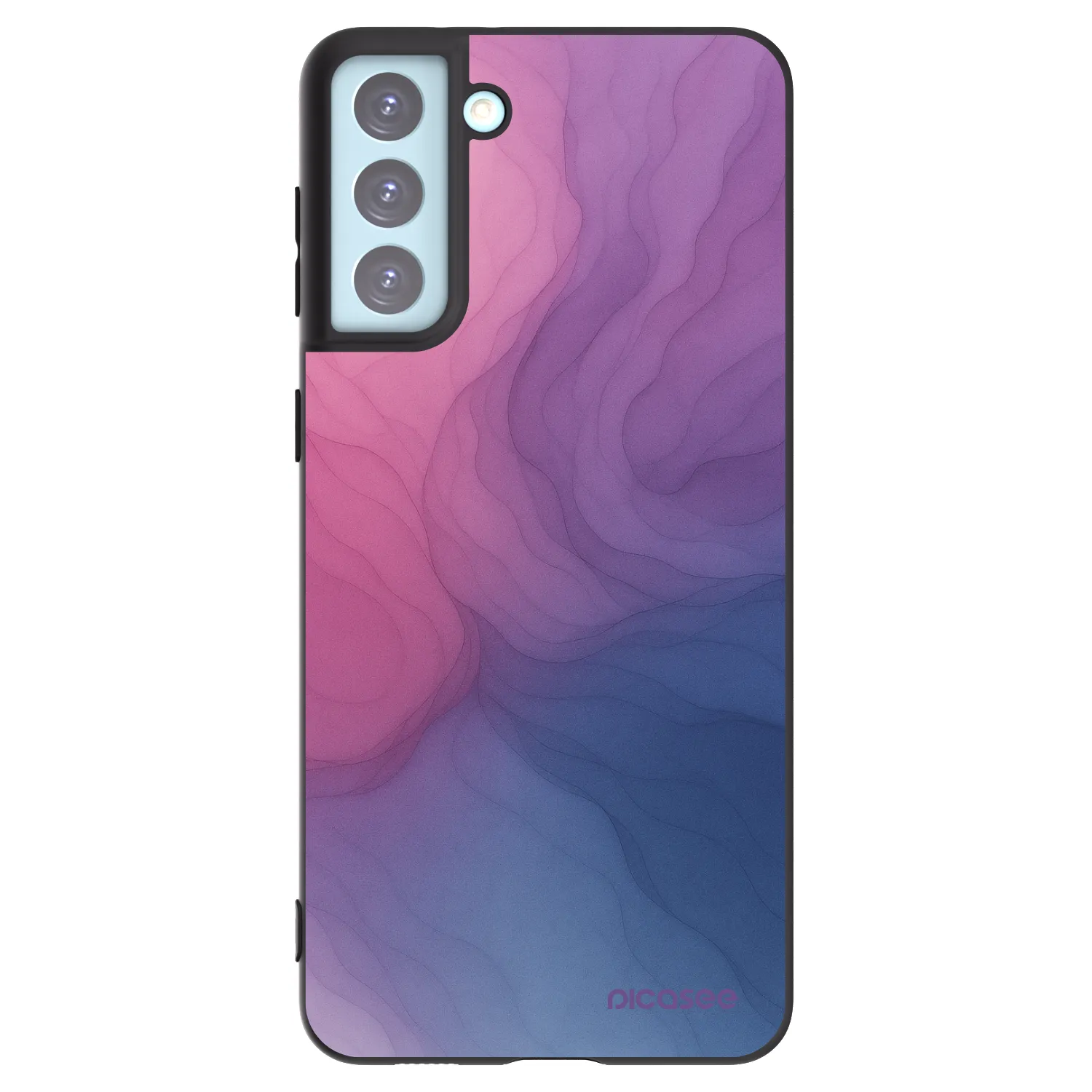 Picasee Samsung Galaxy S21+ 5G G996F Hülle - Schwarzes Silikon - Silk