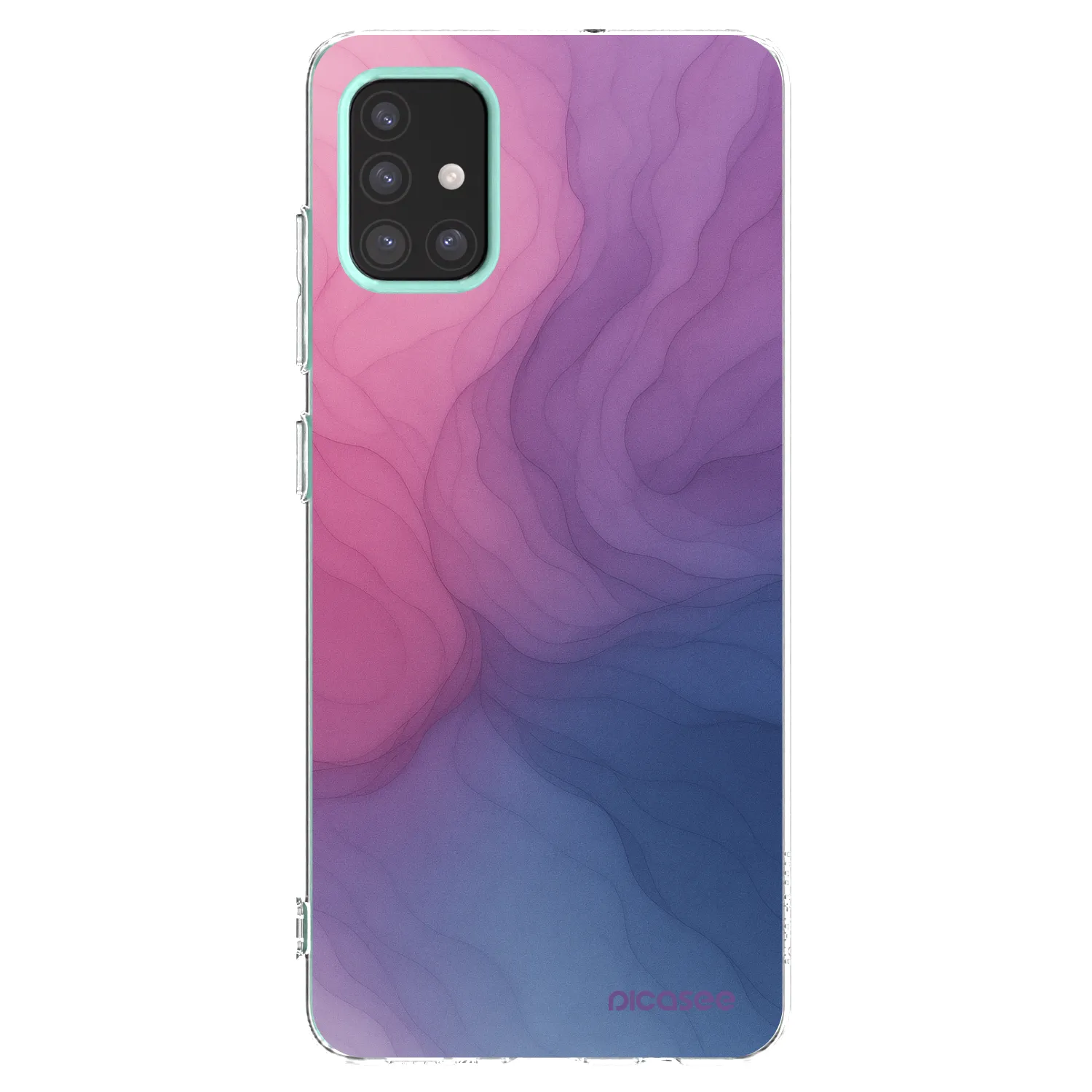 Picasee Samsung Galaxy M31s Hülle - Transparentes Silikon - Silk