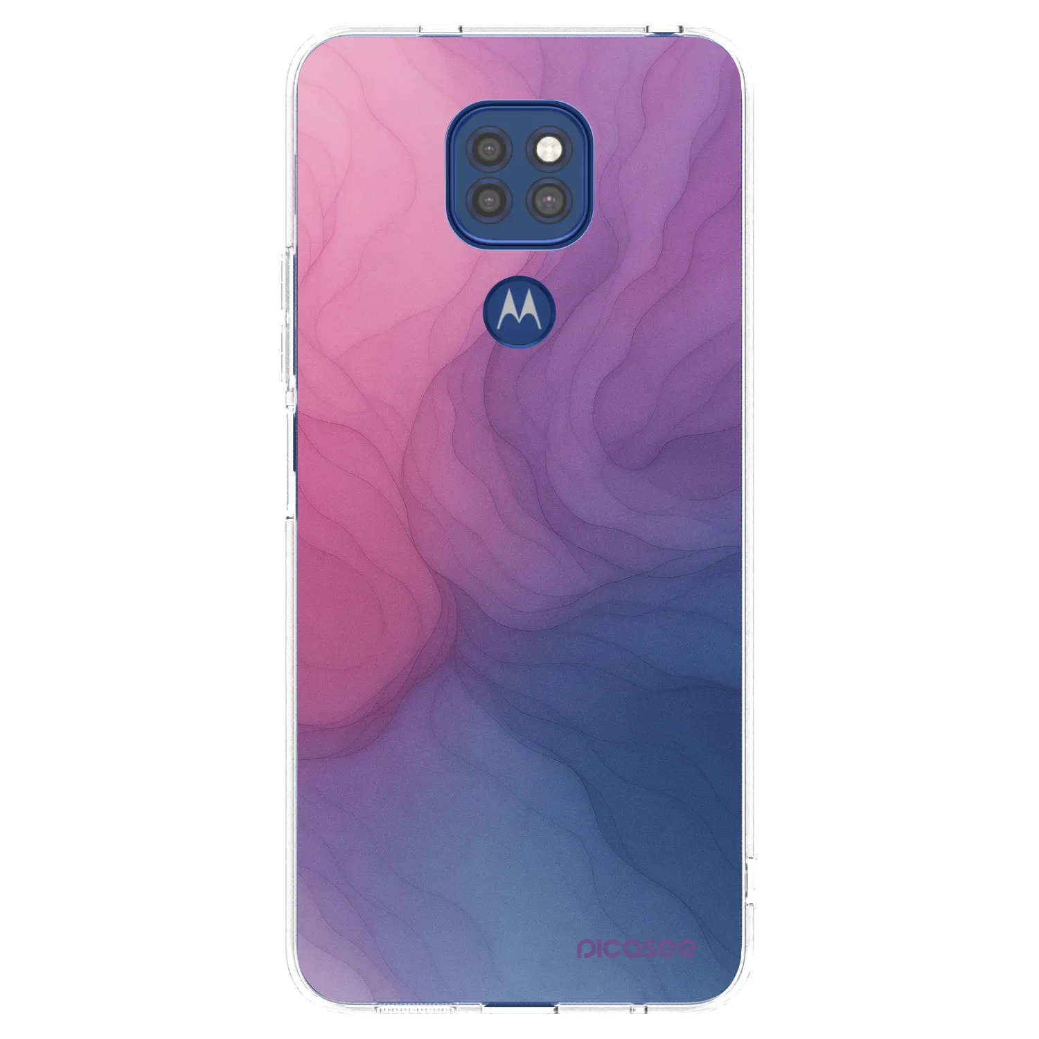 Picasee Motorola Moto G9 Play Hülle - Transparentes Silikon - Silk