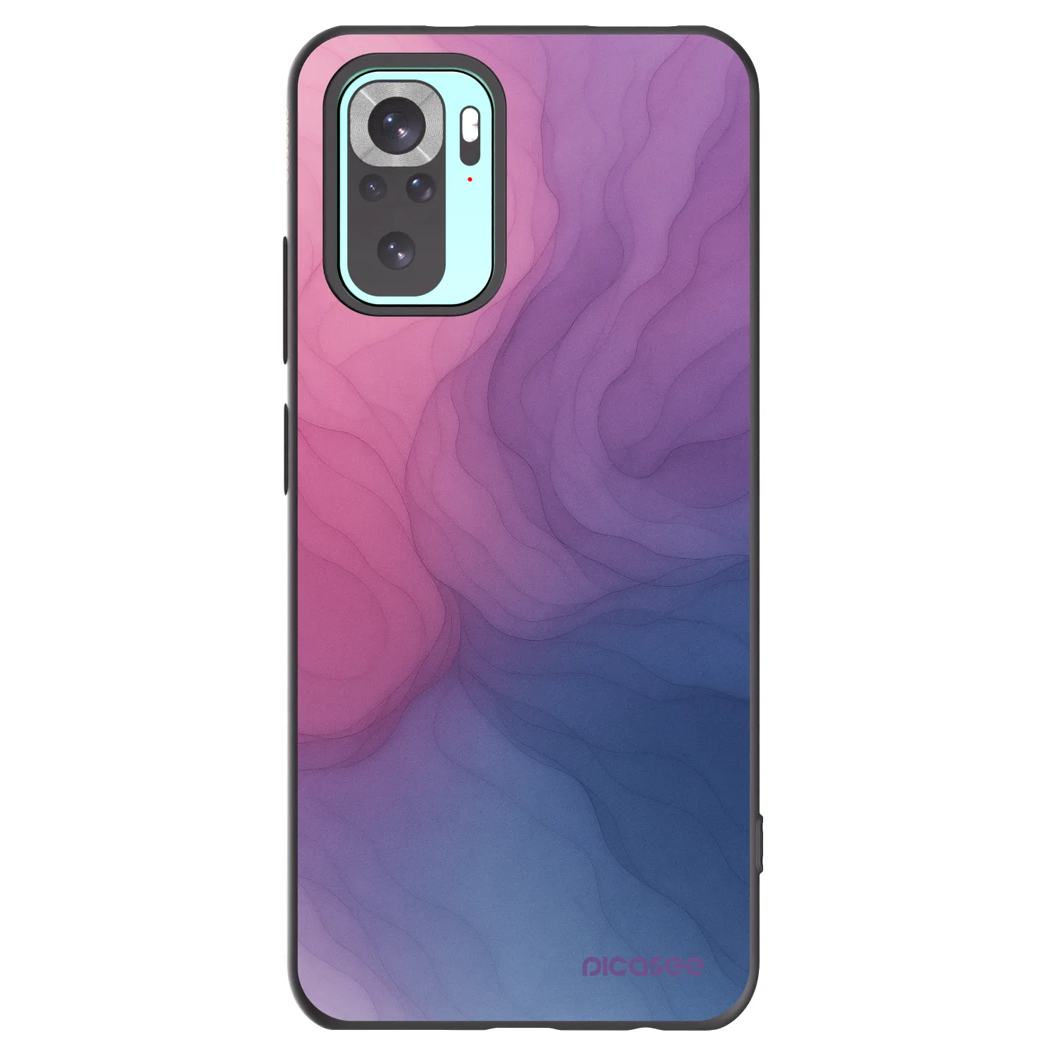 Picasee Xiaomi Redmi Note 10 Pro Hülle - Schwarzes Silikon - Silk
